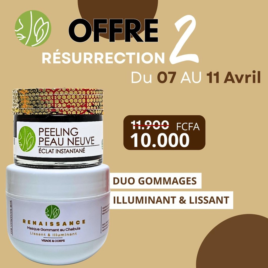 DUO GOMMAGES ILLUMINANT & LISSANT